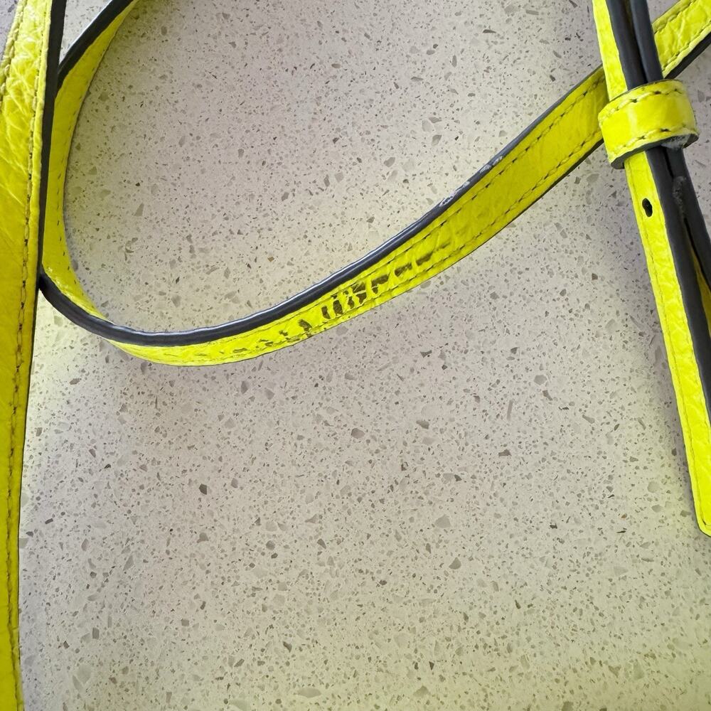 Marc Jacobs Women's Top Schooly Jax Mini‎ Bag Safety Yellow - Picture 5 of 11